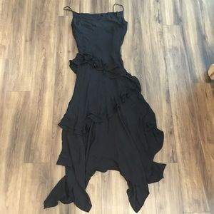 Ralph Lauren Black Silk Dress